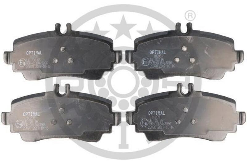 OPTIMAL Brake Pad Set, disc brake