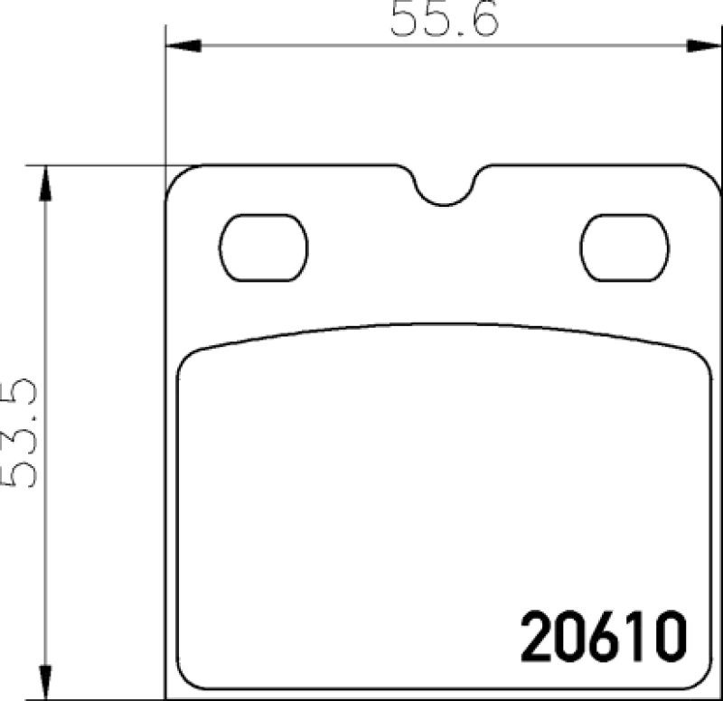 HELLA Brake Pad Set, disc parking brake