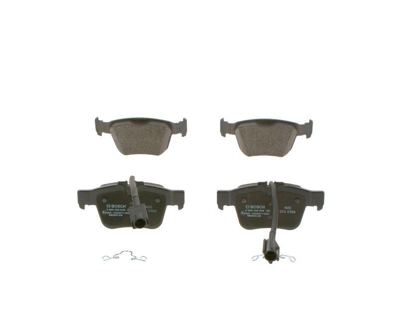 BOSCH Bremsbelagsatz, Scheibenbremse 0 986 424 848