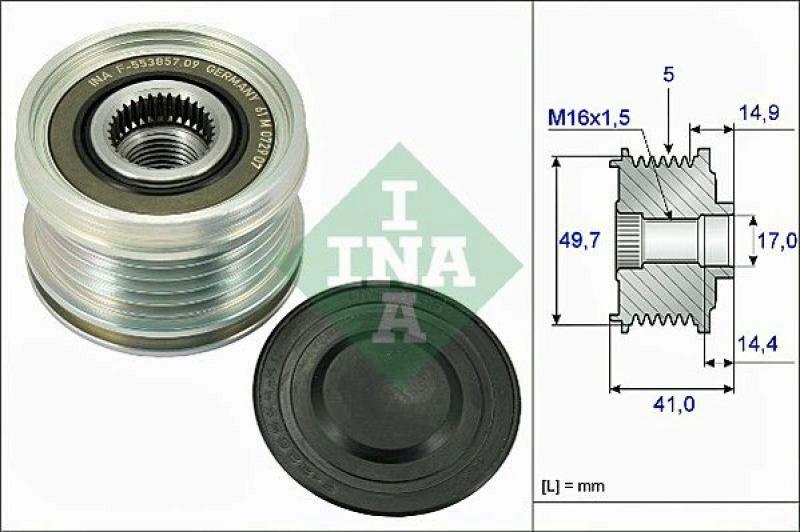 INA Alternator Freewheel Clutch