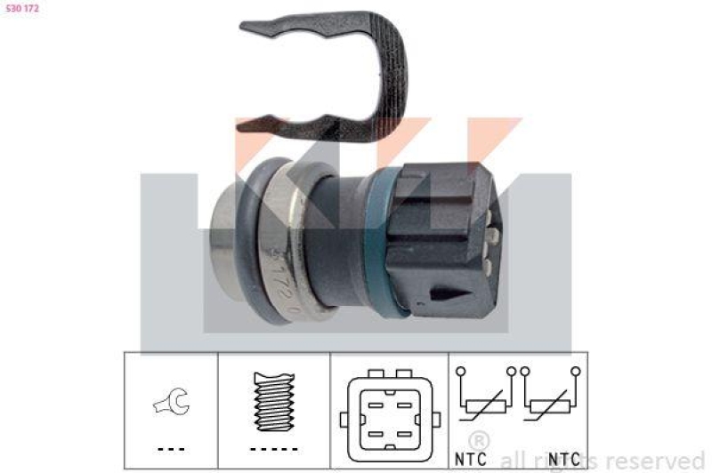 KW Sensor, Kühlmitteltemperatur Made in Italy - OE Equivalent