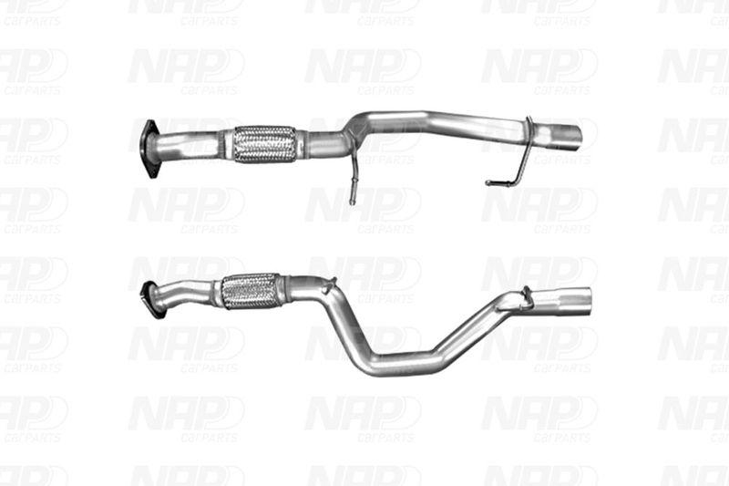 NAP carPARTS Abgasrohr CAC10477