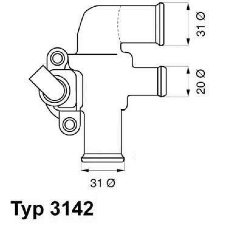 WAHLER Thermostat für Kühlmittel / Kühlerthermostat