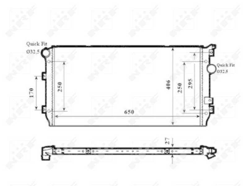 NRF Radiator, engine cooling