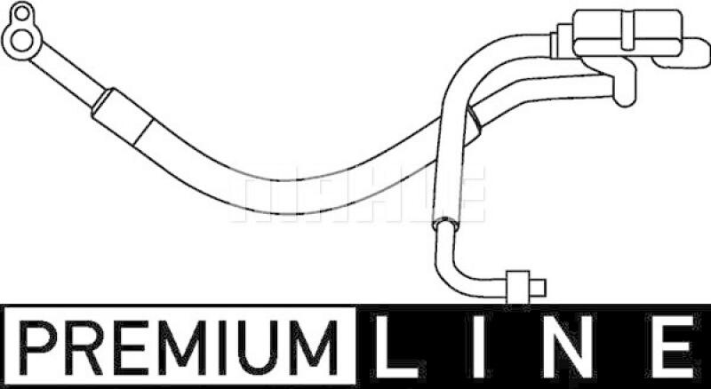 MAHLE High-/Low Pressure Line, air conditioning BEHR *** PREMIUM LINE ***