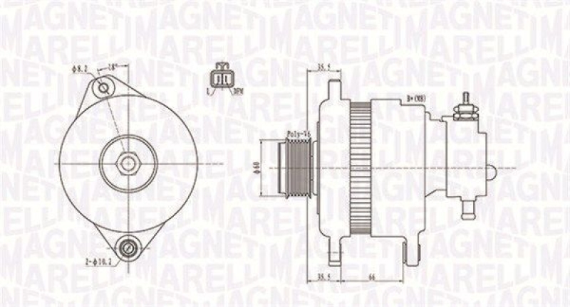 MAGNETI MARELLI Alternator