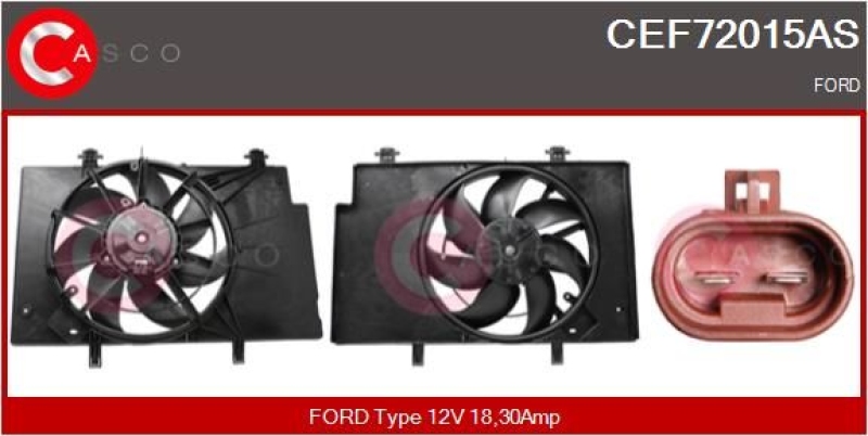 CASCO Electric Motor, radiator fan