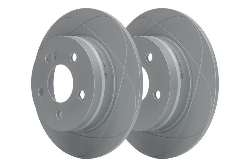 ATE Powerdisc Bremsscheiben 278mm + Bremsbel&auml;ge Hinten passend f&uuml;r ...