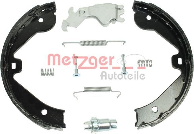 METZGER Brake Shoe Set, parking brake