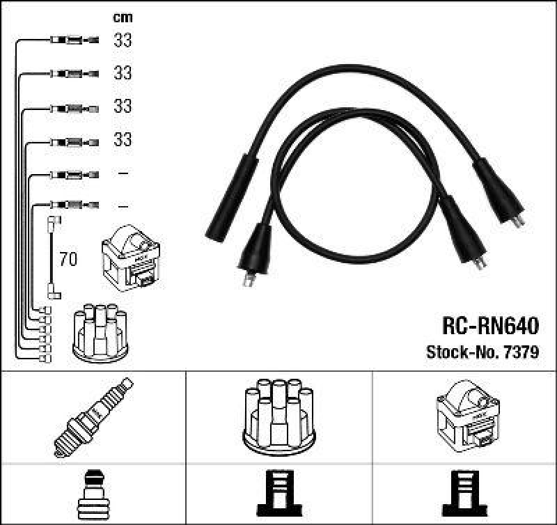 NGK Ignition Cable Kit