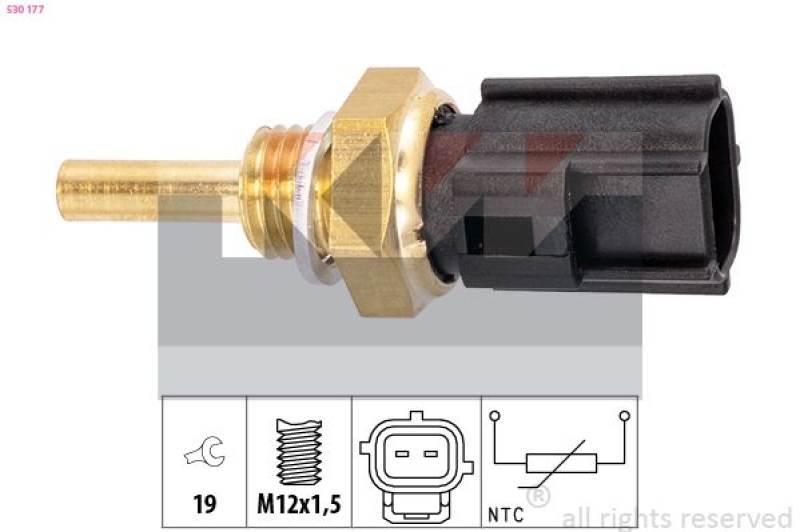 KW Sensor, Kühlmitteltemperatur Made in Italy - OE Equivalent