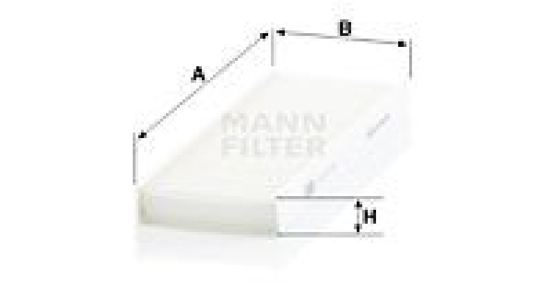 MANN-FILTER Filter, Innenraumluft