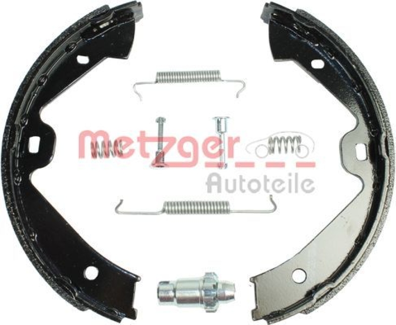 METZGER Brake Shoe Set, parking brake GREENPARTS