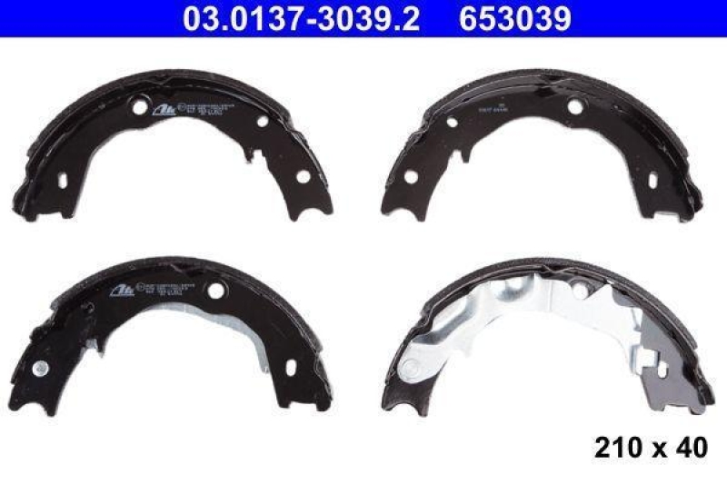 ATE Brake Shoe Set, parking brake