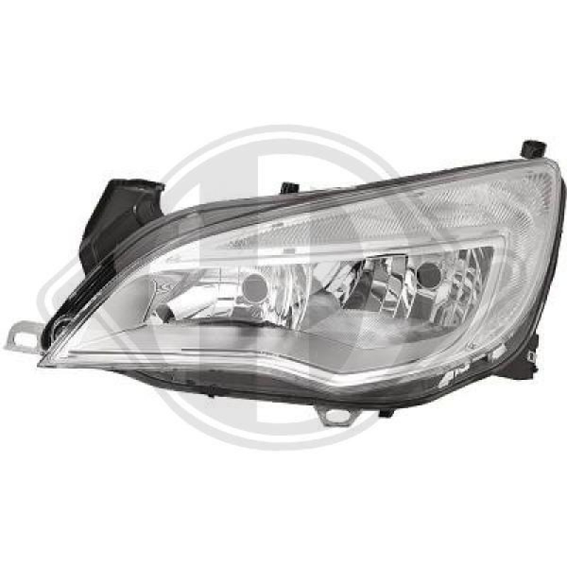 1x Diederichs Hauptscheinwerfer H7 Links passend für Opel Astra J 1.4 1....