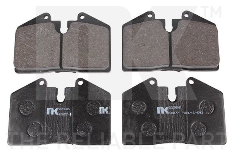 Bremsbelagsatz, Scheibenbremse 225605