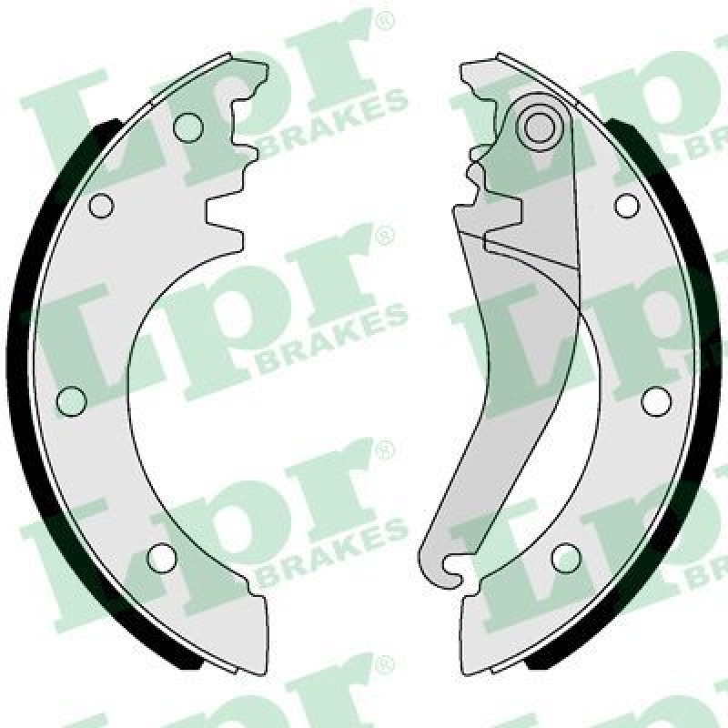 LPR Brake Shoe Set, parking brake