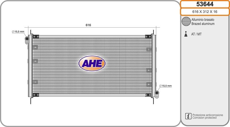 AHE Condenser, air conditioning