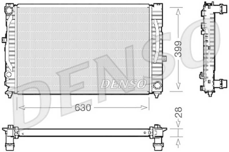 DENSO Radiator, engine cooling