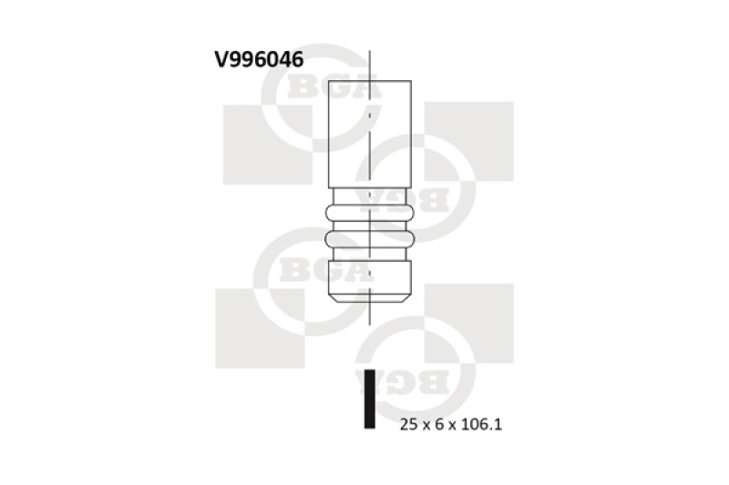 BGA Auslassventil V996046