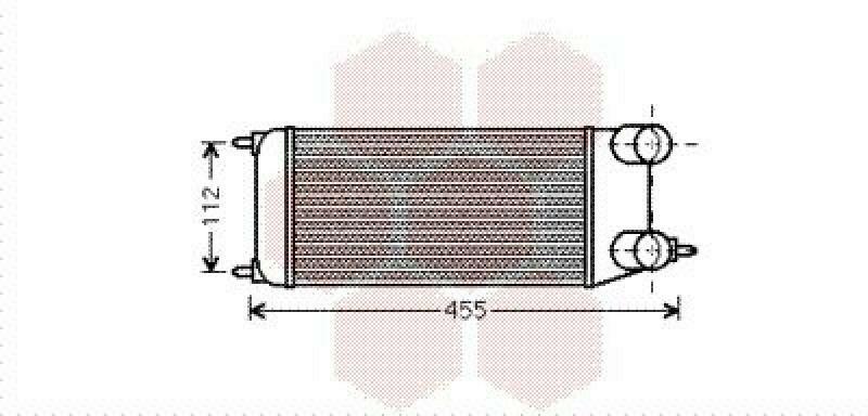 VAN WEZEL Ladeluftkühler