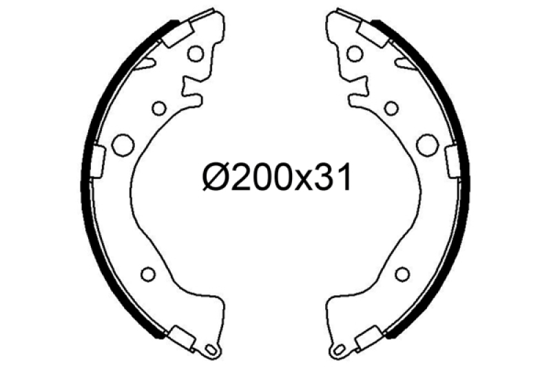 VALEO Bremsbackensatz 564277