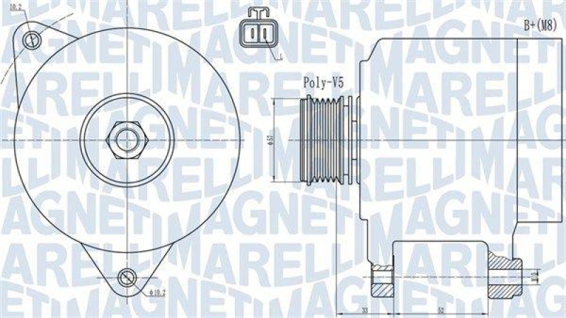 MAGNETI MARELLI Alternator