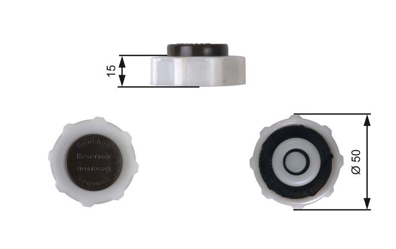 GATES Cap, coolant tank