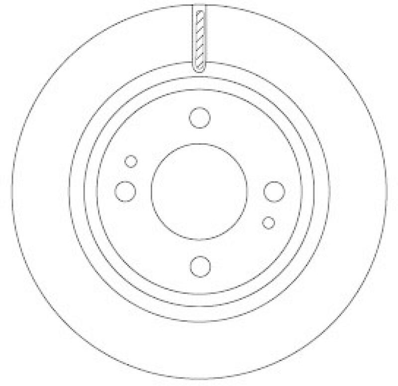 2x TRW Bremsscheibe