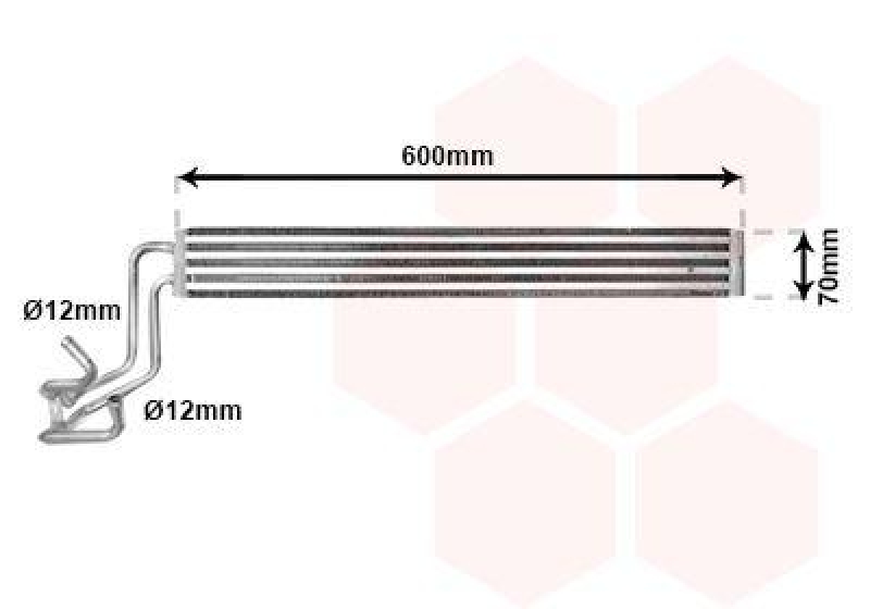 VAN WEZEL Oil Cooler, steering system