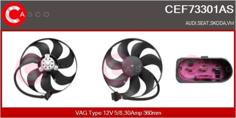 CASCO Fan, engine cooling