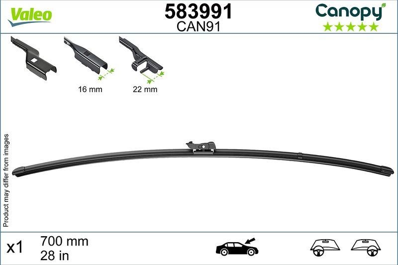 VALEO Wischblatt CANOPY