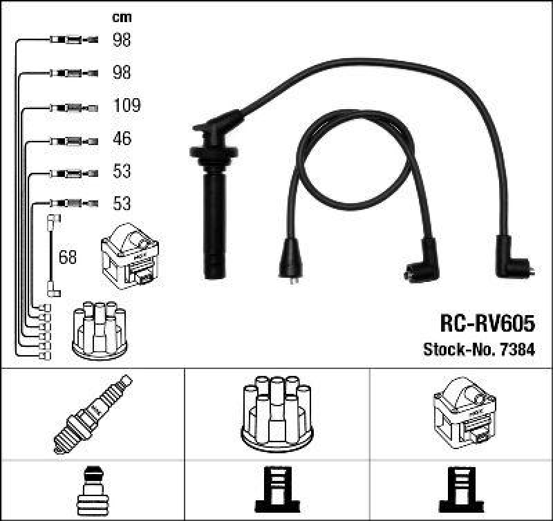 NGK Ignition Cable Kit