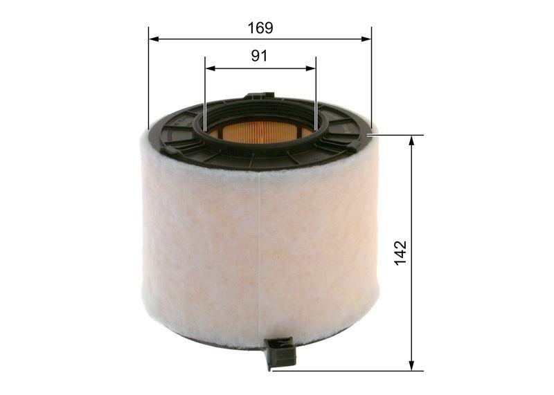 BOSCH Luftfilter F 026 400 677