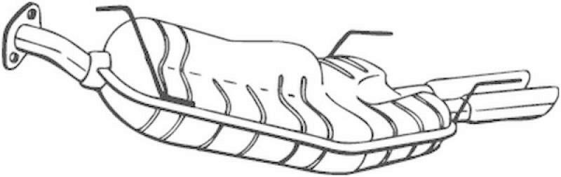 BOSAL Endschalld&auml;mpfer 185-407