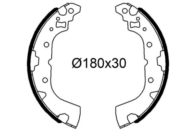 VALEO Bremsbackensatz 564281