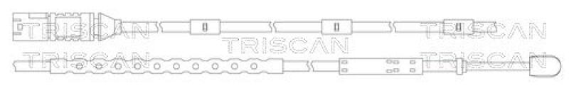 TRISCAN Warning Contact, brake pad wear