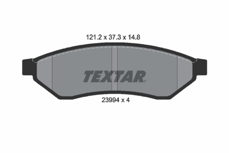 TEXTAR Bremsbelagsatz, Scheibenbremse