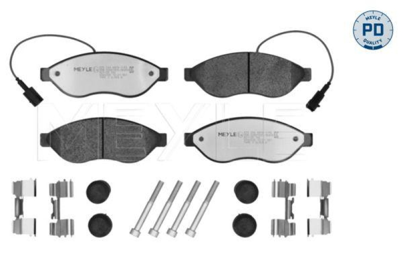 MEYLE Bremsbelagsatz, Scheibenbremse MEYLE-PD: Advanced performance and design.