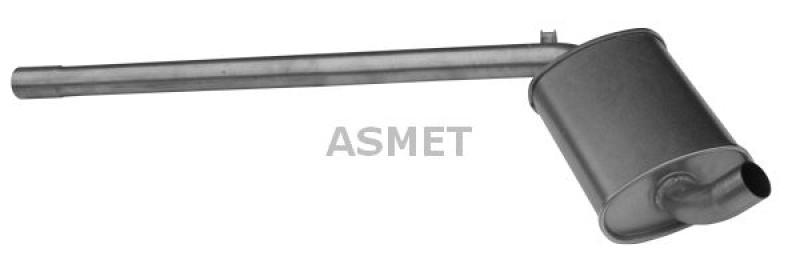 ASMET Mittelschalldämpfer