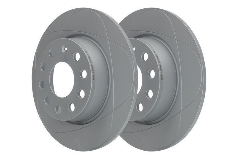 ATE Powerdisc Bremsscheiben 272mm + Bremsbeläge Hinten passend für Seat Leon 1.5