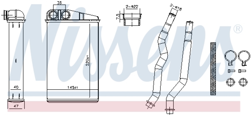 NRF Sensor, Abgastemperatur EASY FIT