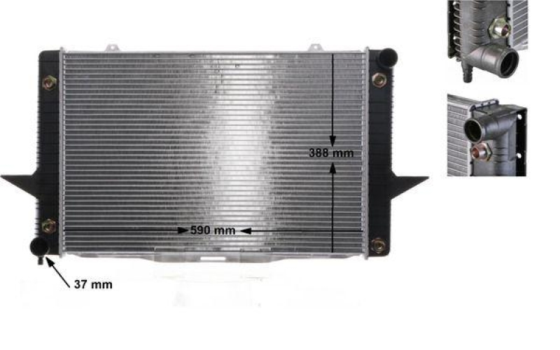MAHLE Radiator, engine cooling