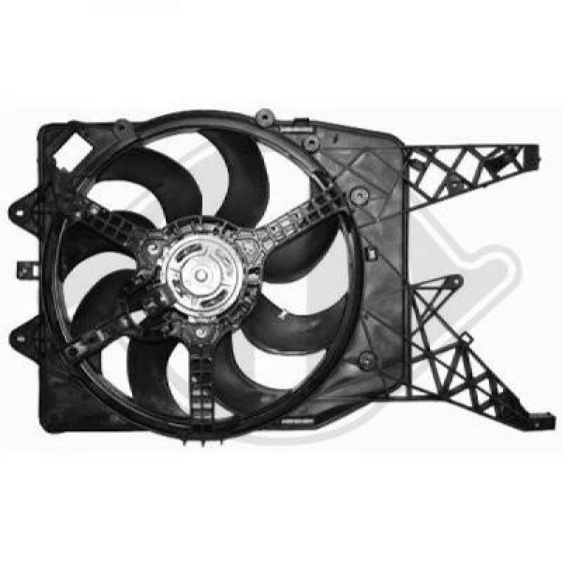 DIEDERICHS Fan, radiator
