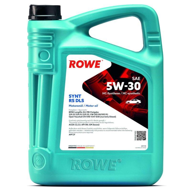 6L ROWE Motoröl Hightec Synt RS DLS 5W-30 BMW LL-04 MB 229.31 229.52 VW 505 00