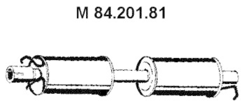 EBERSPÄCHER Mittelschalldämpfer