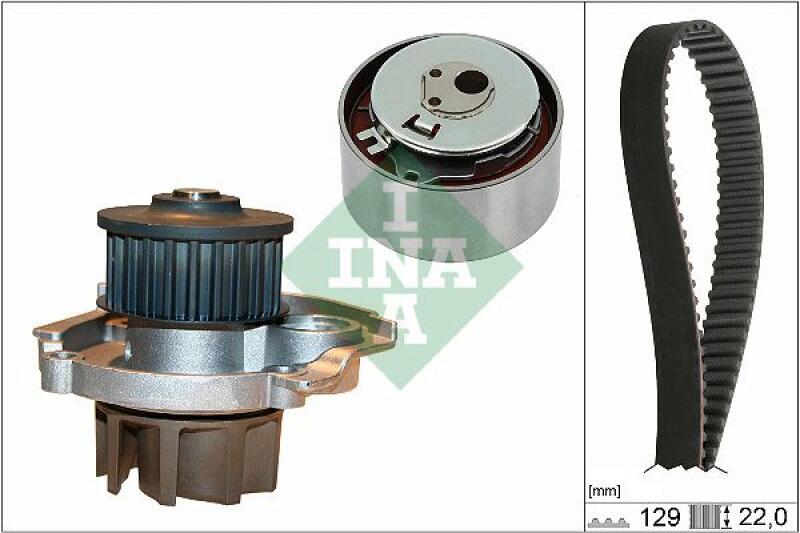 INA Water Pump & Timing Belt Set