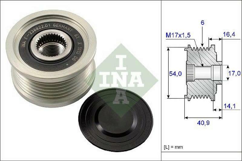 INA Alternator Freewheel Clutch