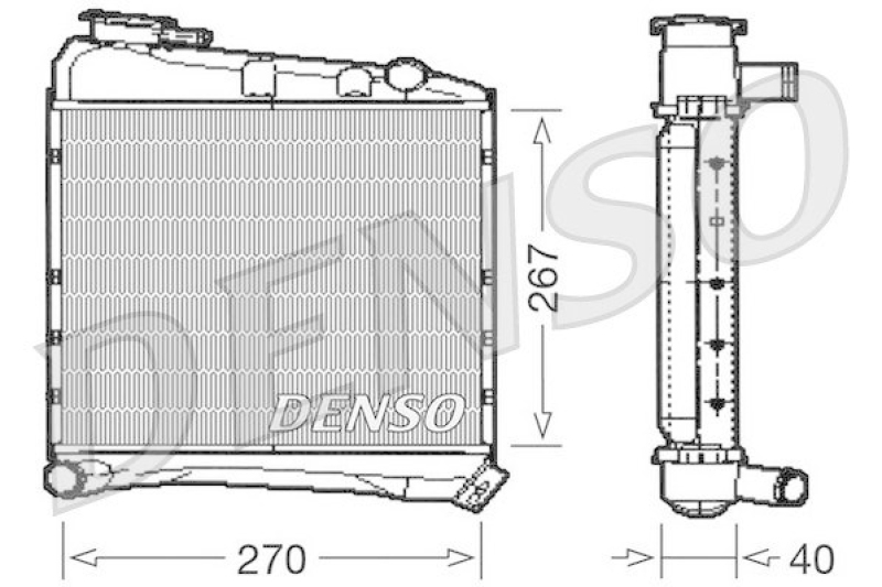 DENSO Radiator, engine cooling