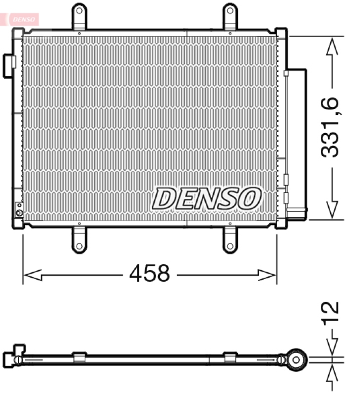 DENSO Kondensator, Klimaanlage